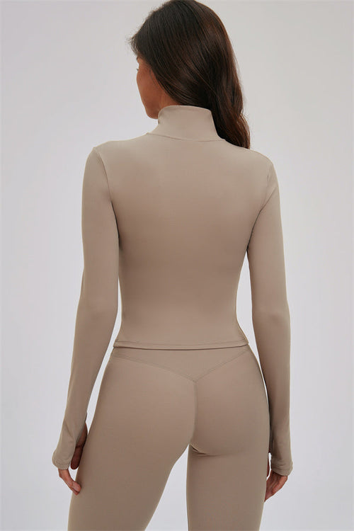 The Kinetic Zip Jacket Sports Bra Leggings 3-Piece Set