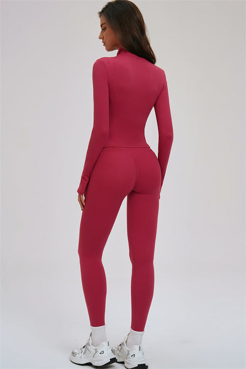 The Kinetic Zip Jacket Sports Bra Leggings 3-Piece Set