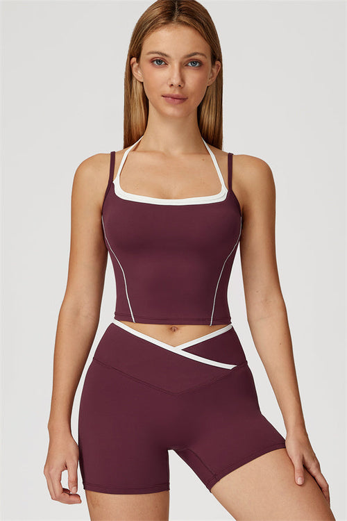 The Radiant Crop Top Shorts 2-Piece Set