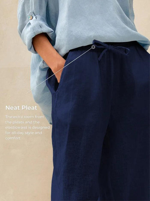 100% Linen Classic Pants LYON