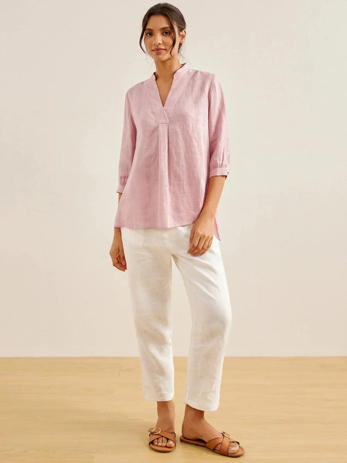 100% Linen Dress Shirt JOANNA