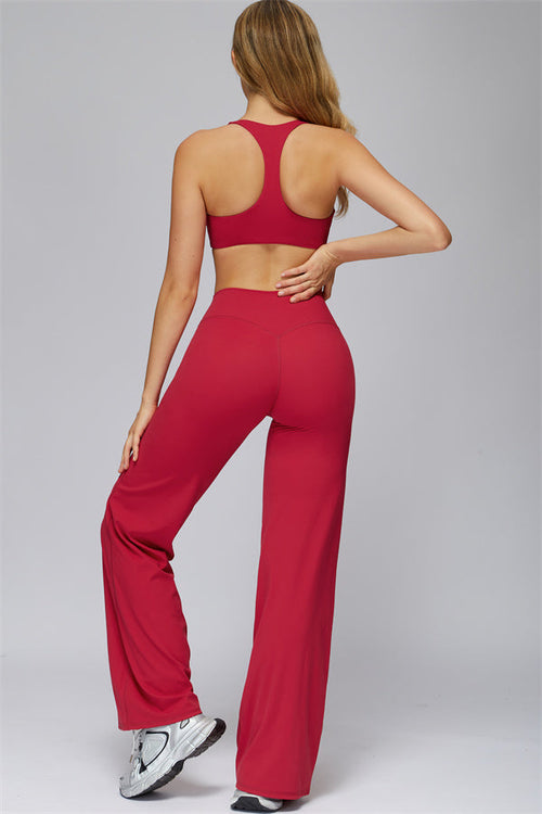 The FlexCore Sports Bra Flared Leggings 2-Piece Set