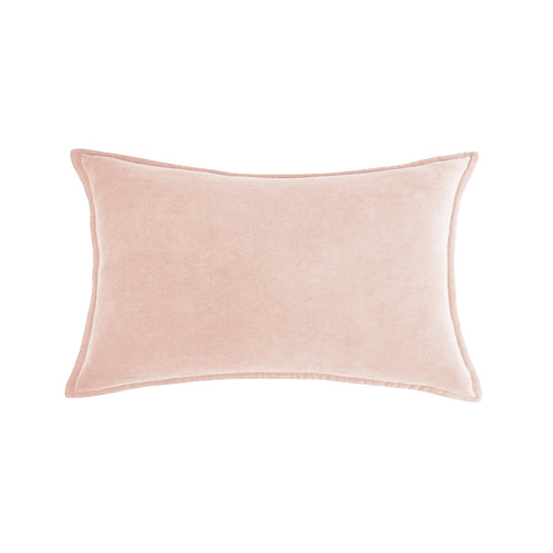 Luxe velvet lumbar pillow 19 colors classic flange edge elegant solid color accent insert included 12"x20"