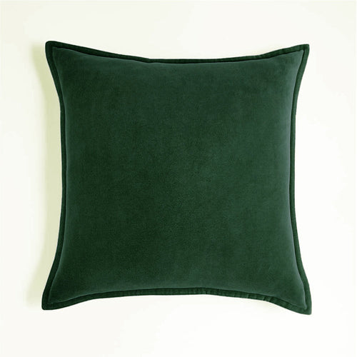 Throw Pillow Cover with 450g Insert, dark-grey, velvet, 20X20, Decorative Cushion – Fancy & Stacy