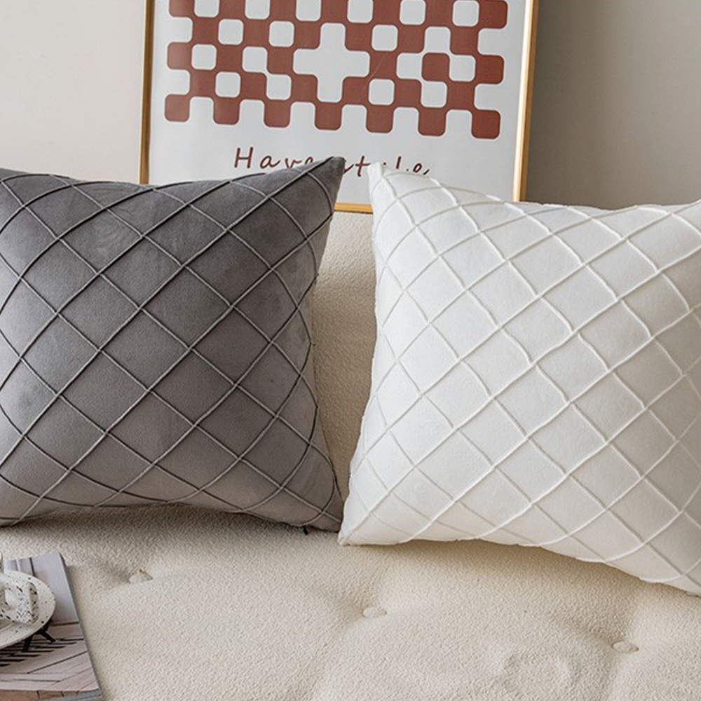 FANCY & STACY 2-Piece Coordinated Pillow Cover & Insert Bundle – Beautiful combination  Pillow Covers With Inserts  comes with well mixed colors of one of each –...