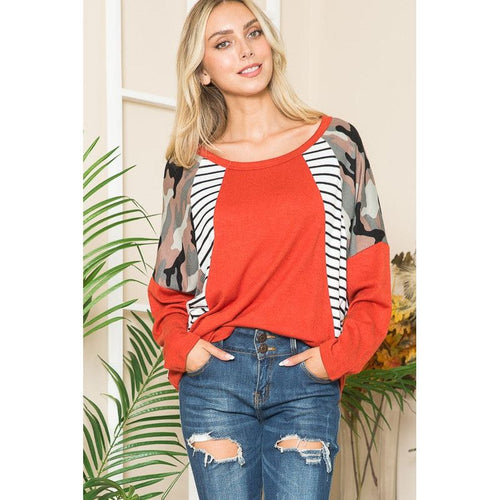 ORANGE FARM CLOTHING Oversized Dolman Sleeve Pullover