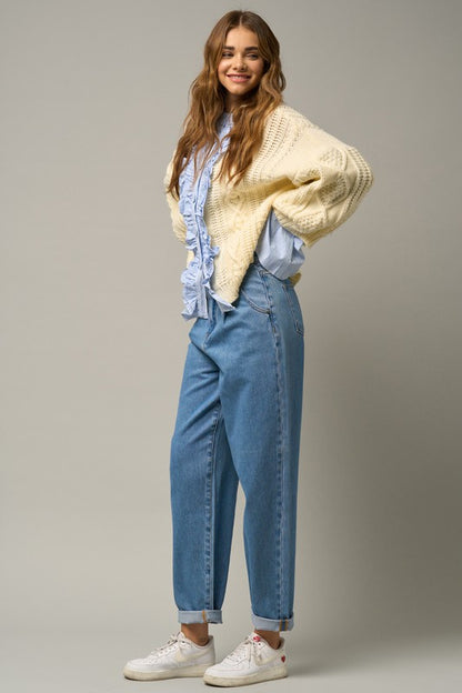 HIGH RISE PREMIUM SLOUCH JEANS