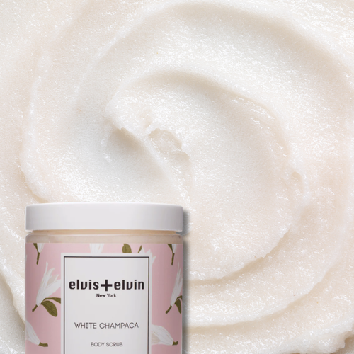 elvis+elvin White Champaca Body Scrub with Dead Sea Salt 300ml