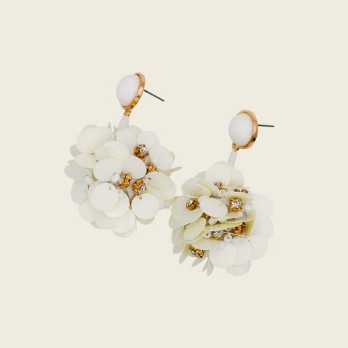 Margaux Ball Earrings – Luxury Crystal Beaded Statement Earrings