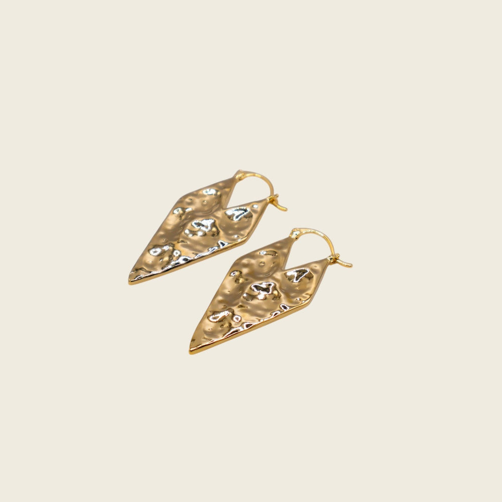 Gold Geometry Glam Earrings – Modern Gold Geometric Jewelry