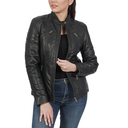 Miak Biker Leather Jacket