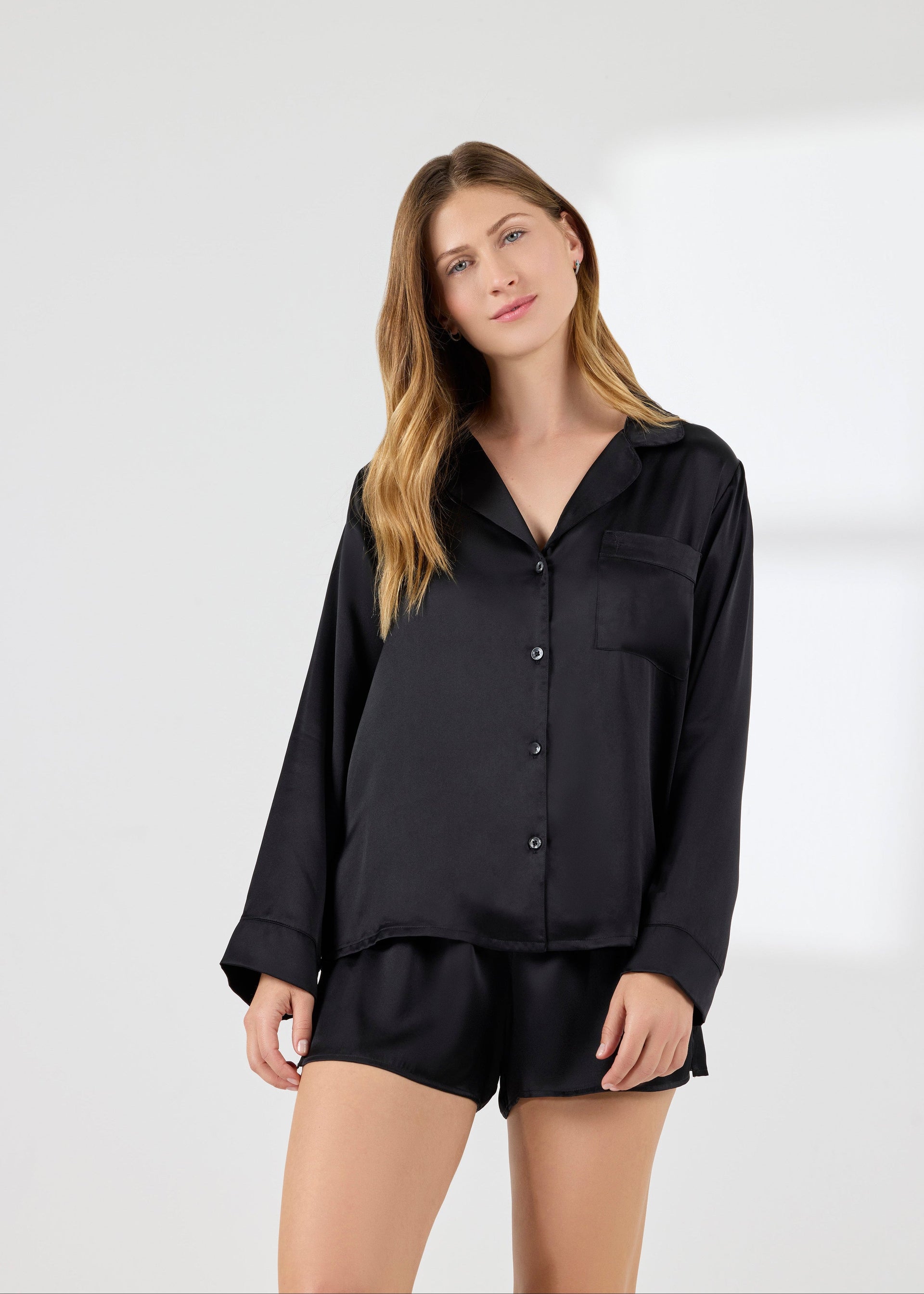 A. ROSE Women's Luxury Pajama Set-Chloe set