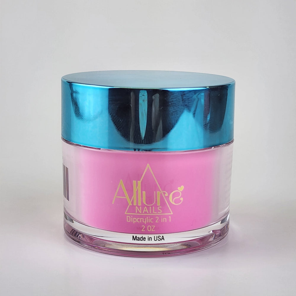 ALLURE NAILS 2oz. Pink Dipcrylic 2 in 1 I Am Beautiful