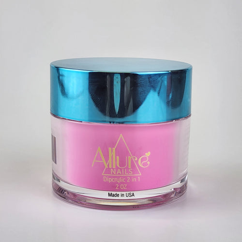 ALLURE NAILS 2oz. Pink Dipcrylic 2 in 1 I Am Beautiful