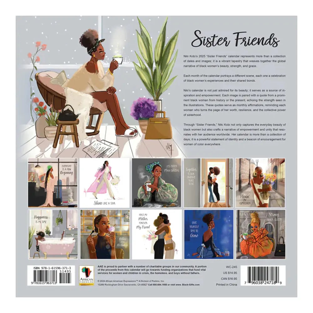 2025 Sister Friends Wall Calendar (Final Sale)