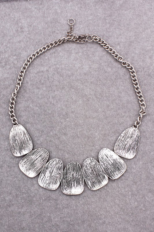 COMB PATTERN VINTAGE NECKLACE