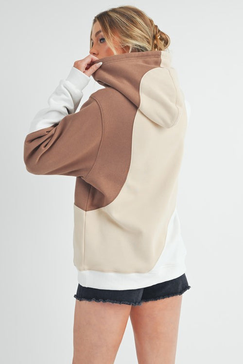 AEMI & Co. Women's Oversized Wavey Hoodie