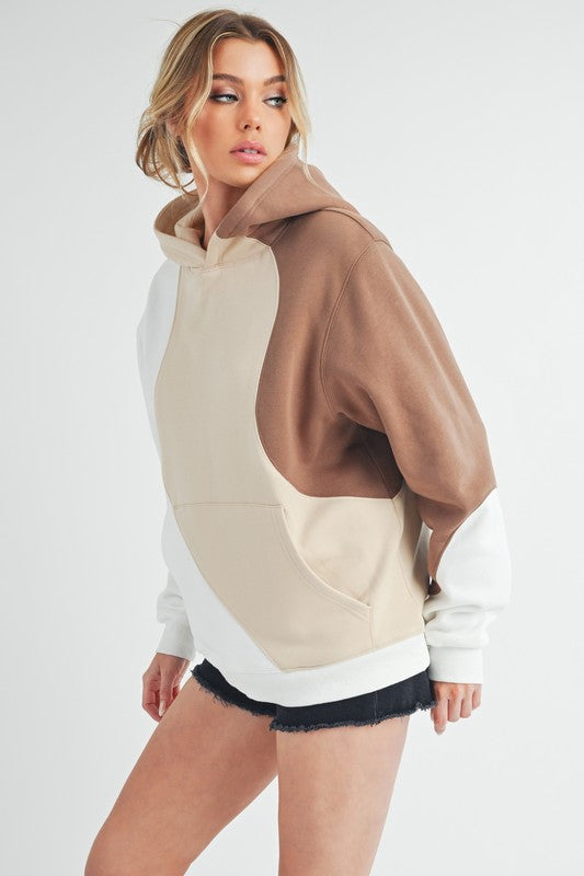 AEMI & Co. Women's Oversized Wavey Hoodie