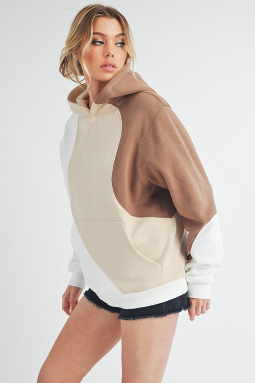 AEMI & Co. Women's Oversized Wavey Hoodie