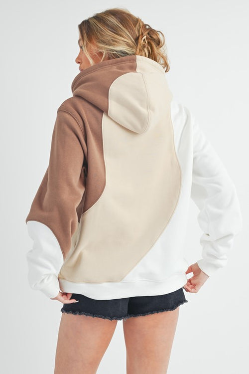 AEMI & Co. Women's Oversized Wavey Hoodie