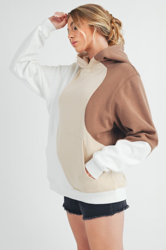 AEMI & Co. Women's Oversized Wavey Hoodie
