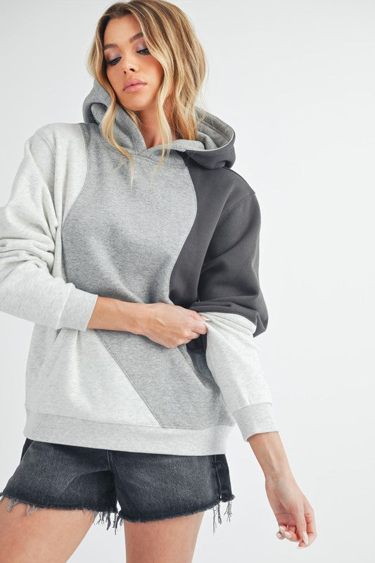 AEMI & Co. Women's Oversized Wavey Hoodie