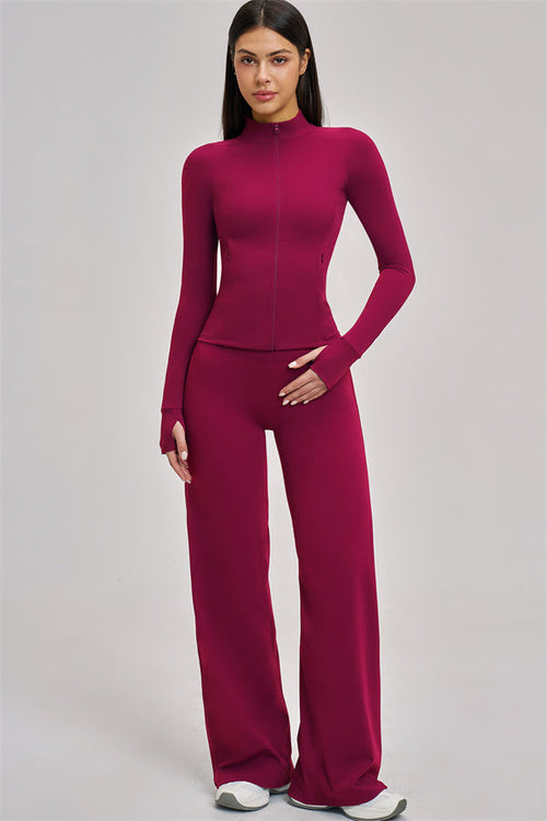 The Swoon Jacket Flared Leggings 2-Piece Set