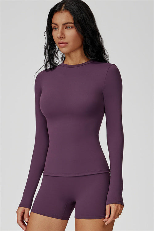 The Oasis Long Sleeve T-shirt Shorts 2-Piece Set