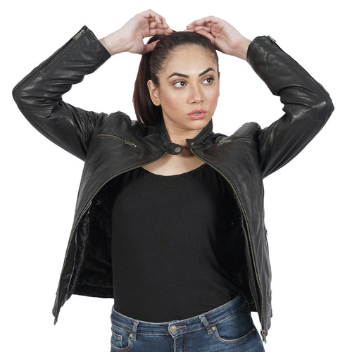 Miak Biker Leather Jacket