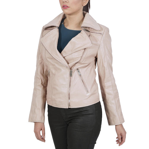 Janet Biker Leather Jacket