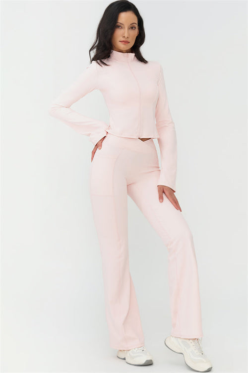 The BoldFit Jacket Flared Leggings 2-Piece Set