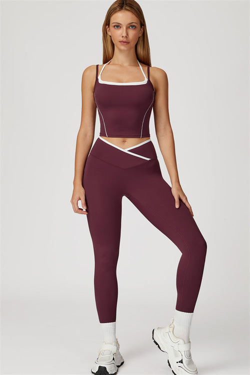 The Radiant Crop Top Leggings 2-Piece Set