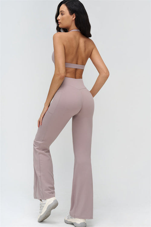The BoldFit Sports Bra Flared Leggings 2-Piece Set