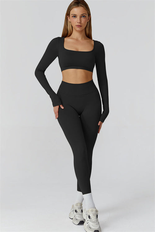 The Reign Long Sleeve Crop Top