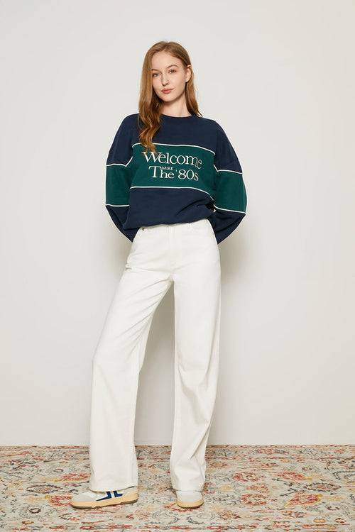 Coney Island Whitefish High Rise Wide Jeans HJ007