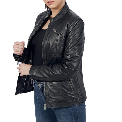 Miak Biker Leather Jacket