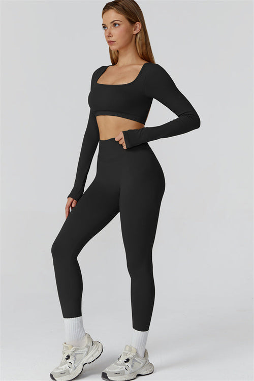 The Reign Long Sleeve Crop Top