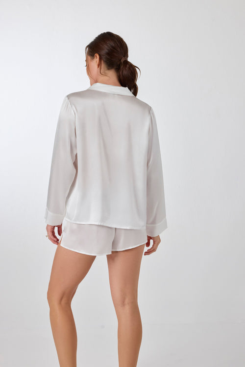 A. ROSE Women's Luxury Silk Pajama Set-Chloe set