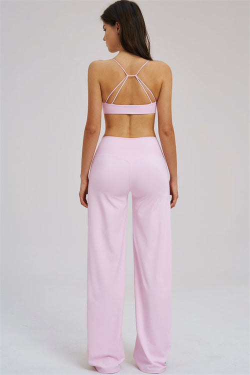 The Mosaic Sports Bra Straight Leg Pants 2-Piece Set