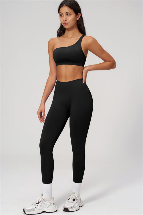 The Empower One-Shoulder Sports Bra Leggings 2-Piece Set
