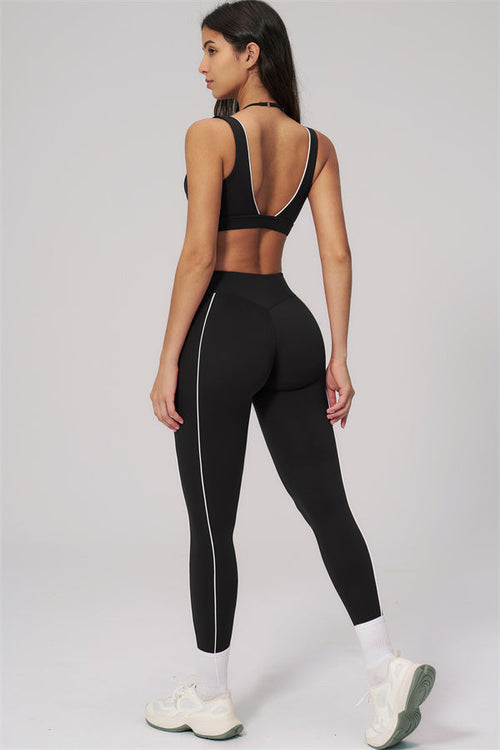 The Clarity Contour Line Sports Bra Leggings 2-Piece Set