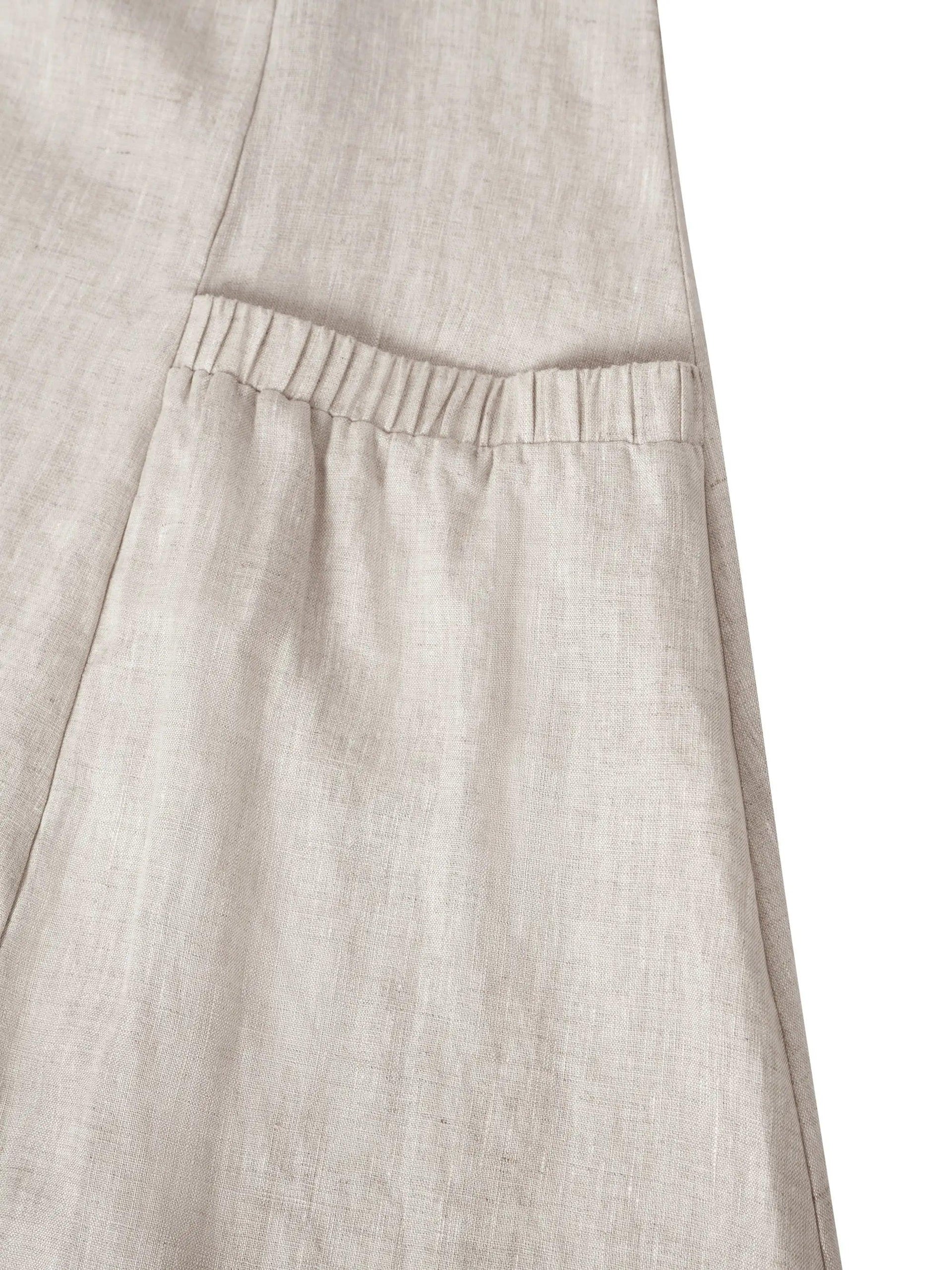 100% Linen Swing Beach Tank Dress GIANA