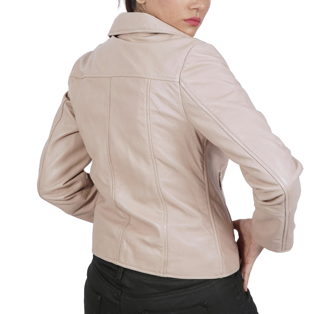 Janet Biker Leather Jacket
