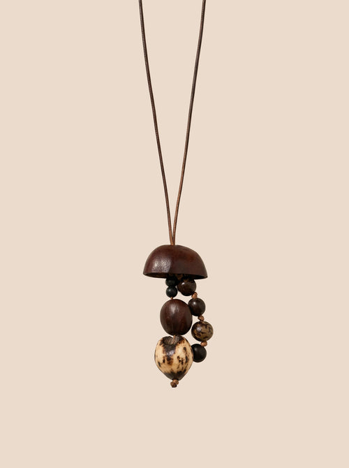 Artisanal Woodland Pendant Necklace