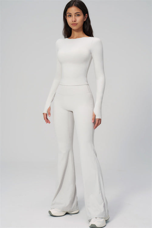 The Rapture Long Sleeve T-shirt Flared Leggings 2-Piece Set
