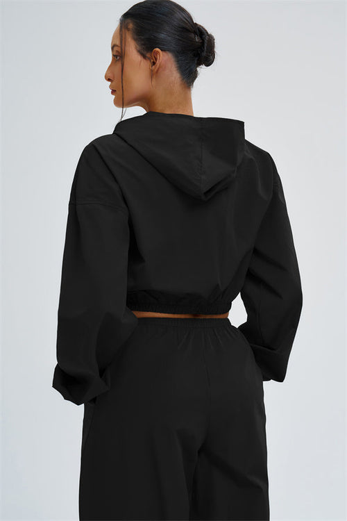 The Svelte UV protection Crop Hoodie