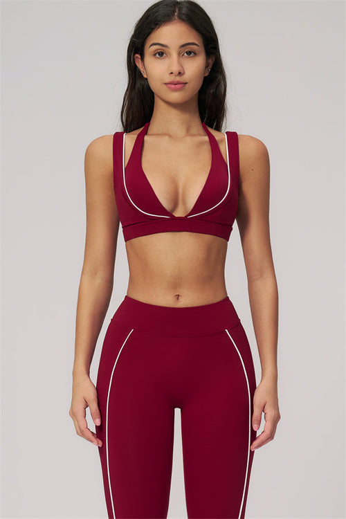 The Clarity Contour Line Sports Bra Leggings 2-Piece Set