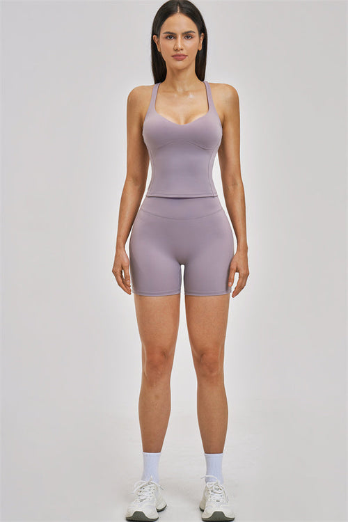The Zenith Crop Top Shorts 2-Piece Set