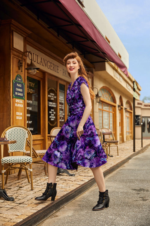 Dragonfly Floral Greta Dress - Medium only, 1 left!