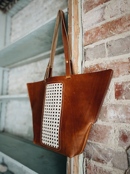 MILESTONE BAG Co. Women's Leather Riviera Tote